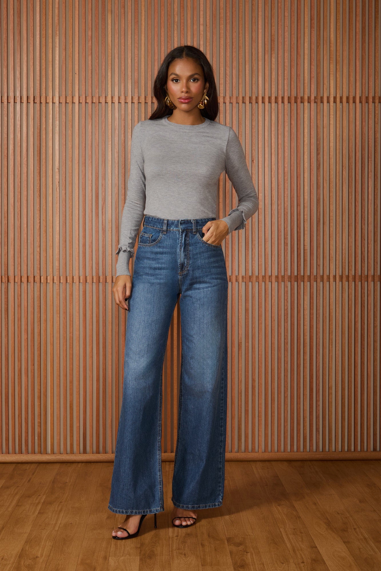 CALÇA JEANS MARCELA COLEÇÃO INVERNO 25